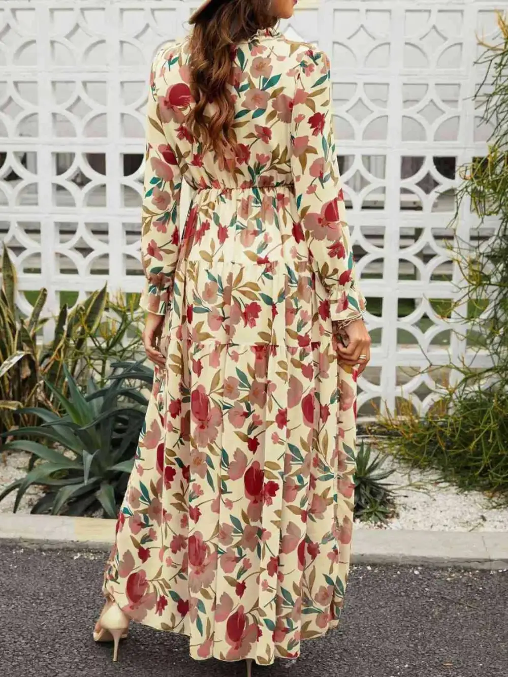 Soft Printed A-Line Dress