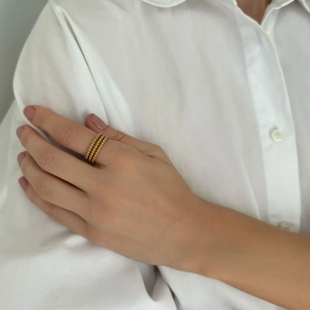 Refined Minimal Everyday Fashion Ring