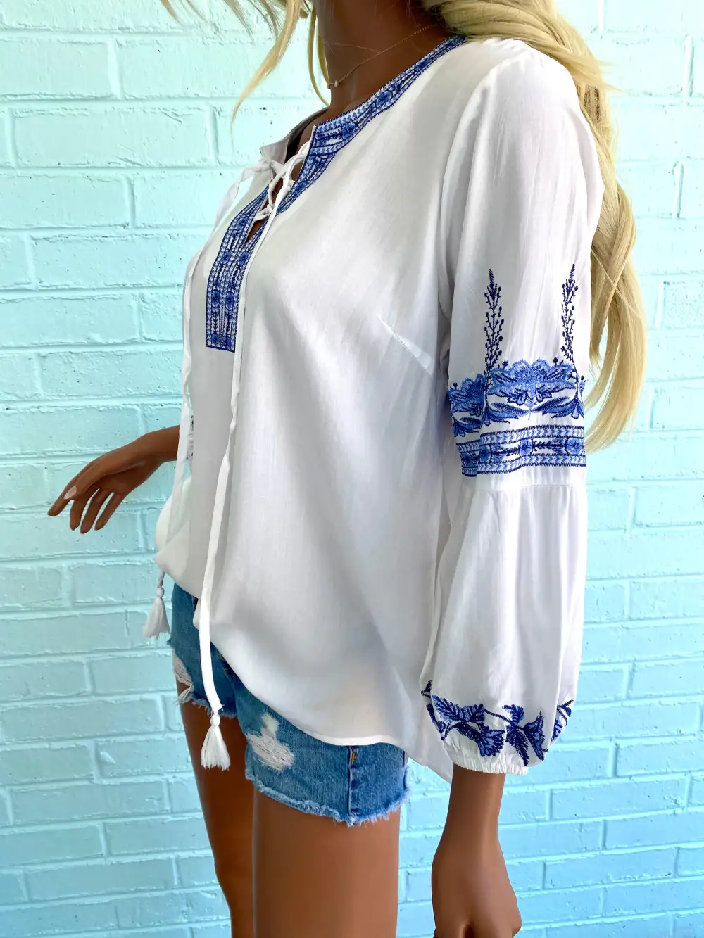 Embroidered Oversized Tunic