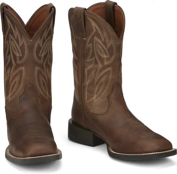 Practical Square Toe Rugged Riding Boots