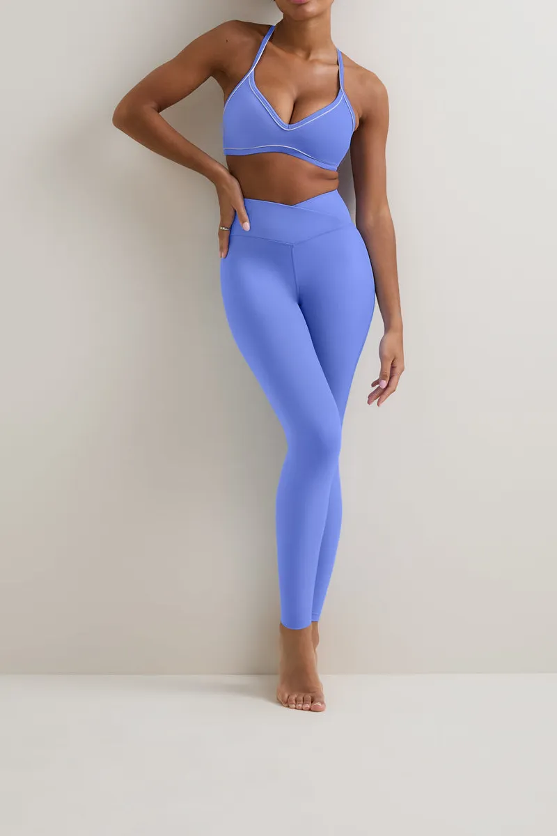 Soft Form Wrap Waist High Rise Leggings