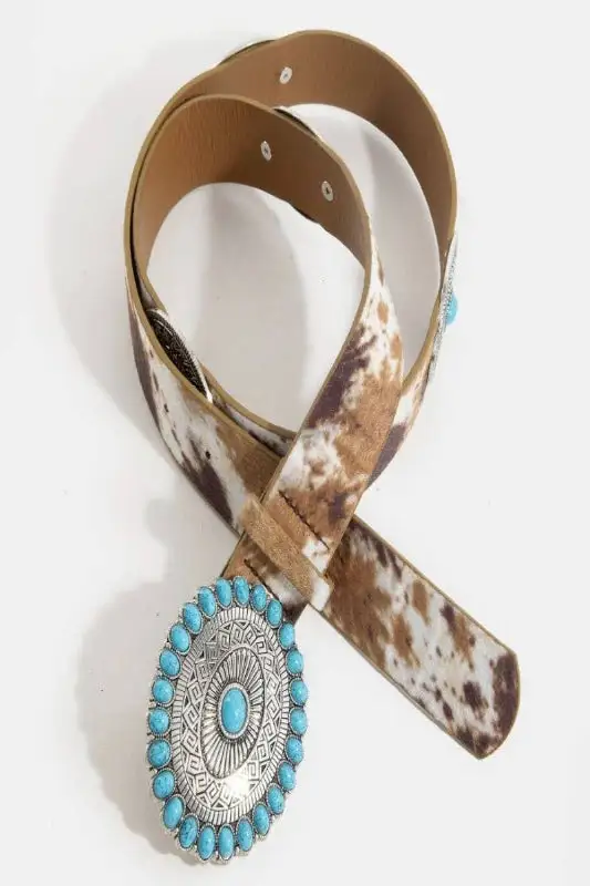 Bohemian Faux Leather Waist Belt