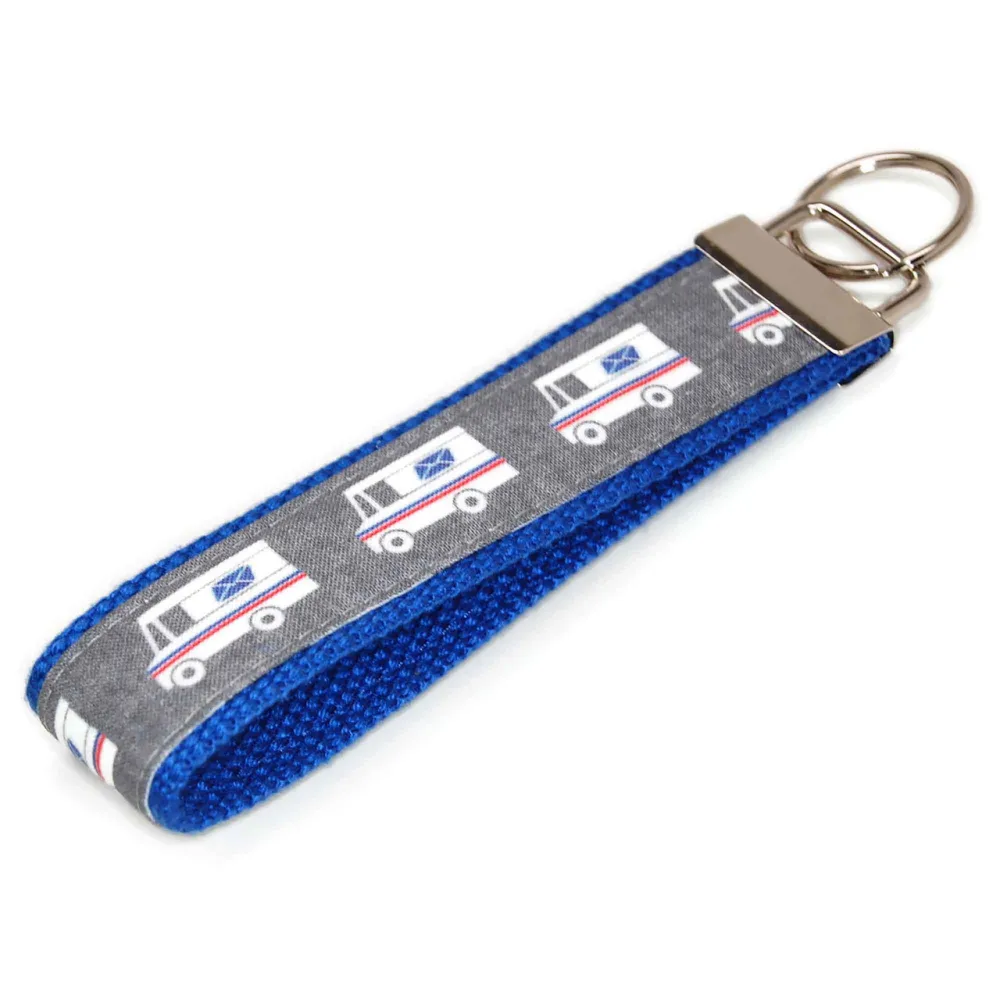 Mail Truck Vintage Inspired Keychain