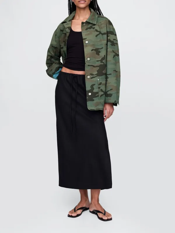 Cotton Mid Length Jacket