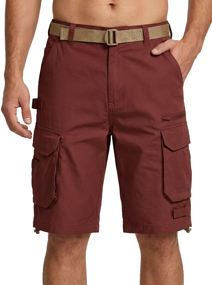 Men's Utility Multi-Pocket Cargo Shorts