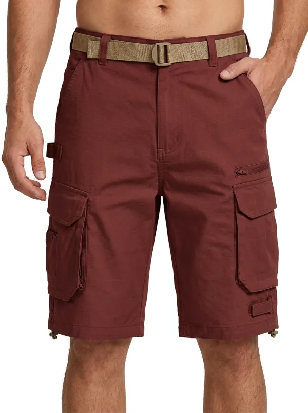 Men's Utility Multi-Pocket Cargo Shorts