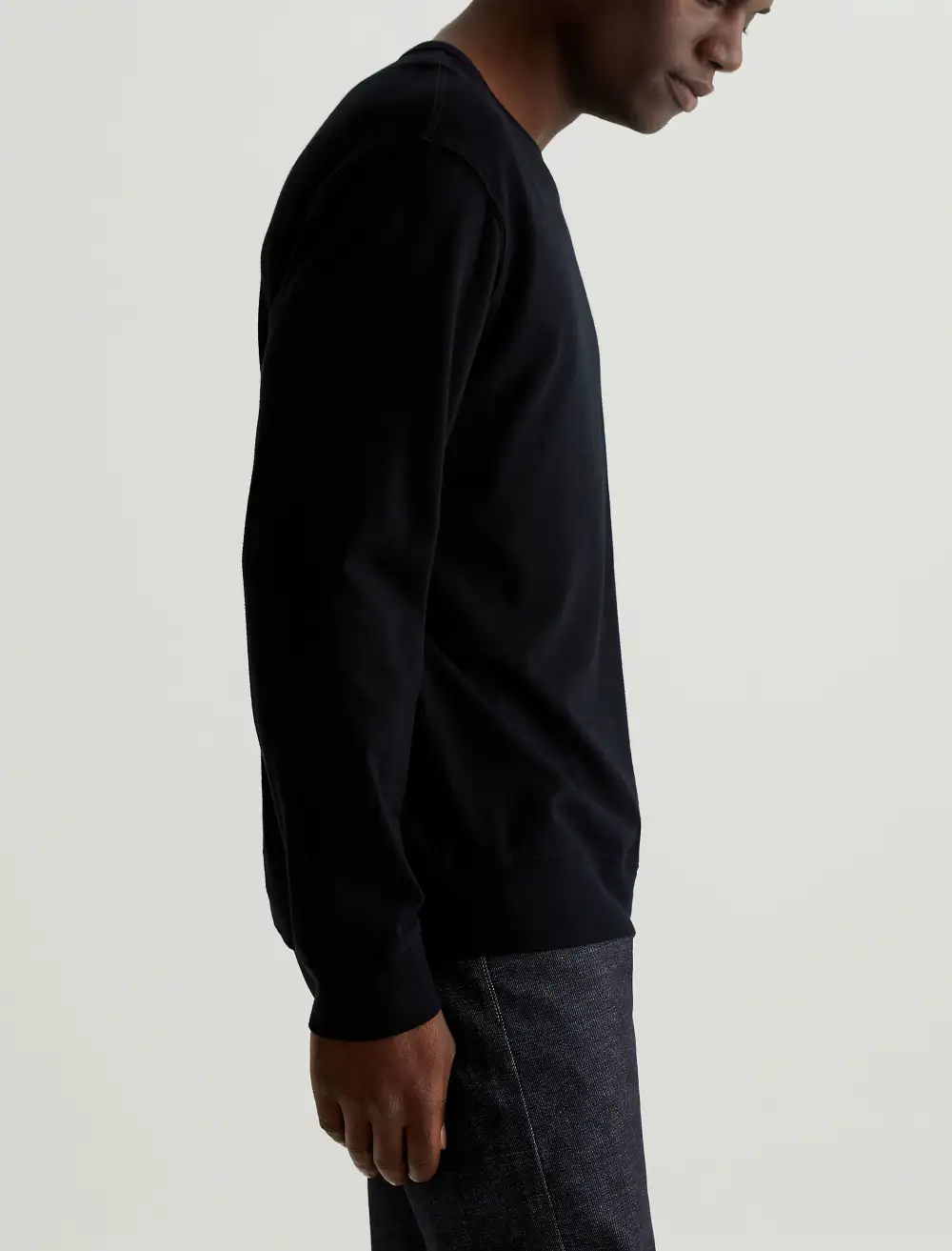 Men's Twill Crewneck Sweatshirt