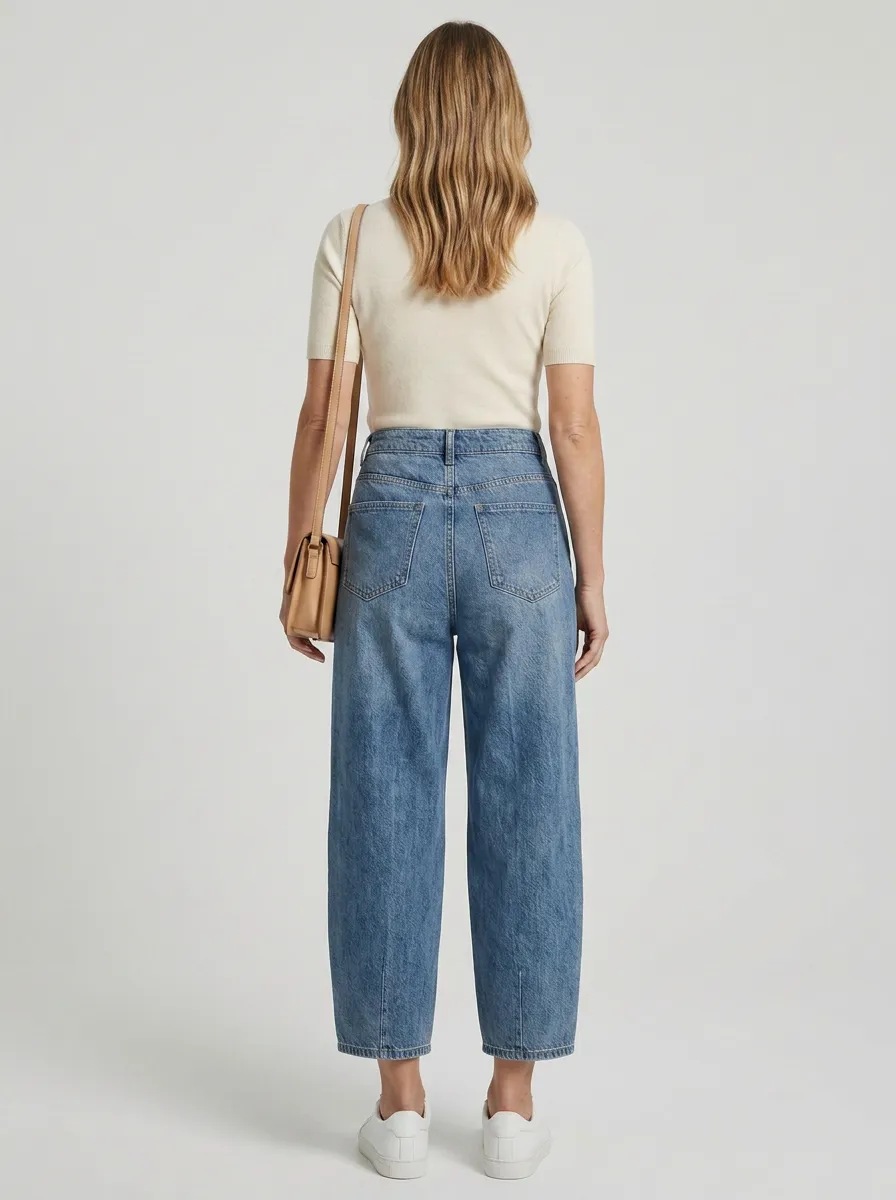Women's Wide Leg Casual Denim Jeans