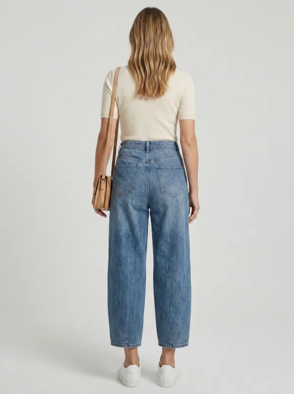 Women's Wide Leg Casual Denim Jeans