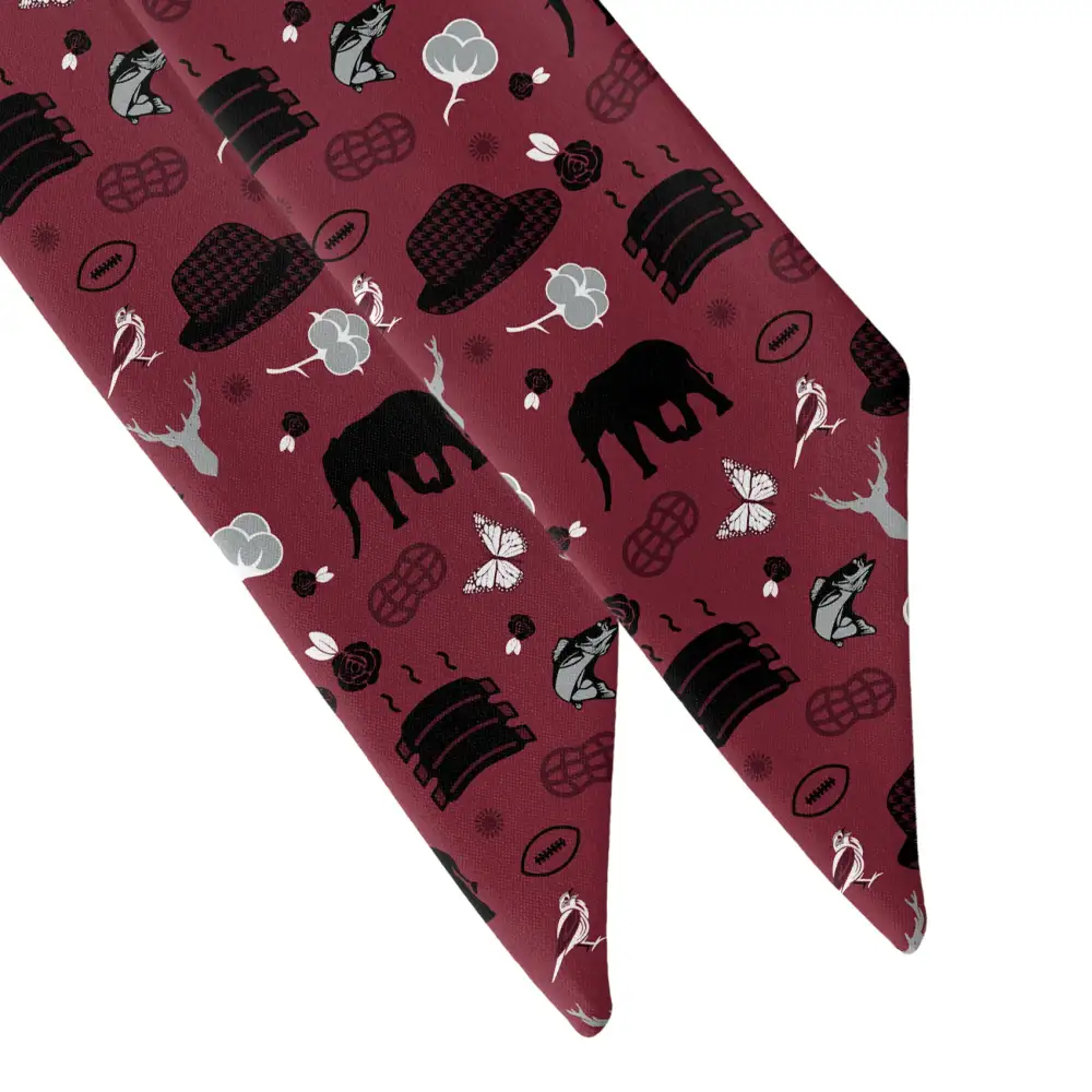 Alabama State Heritage Design Hair Scarf