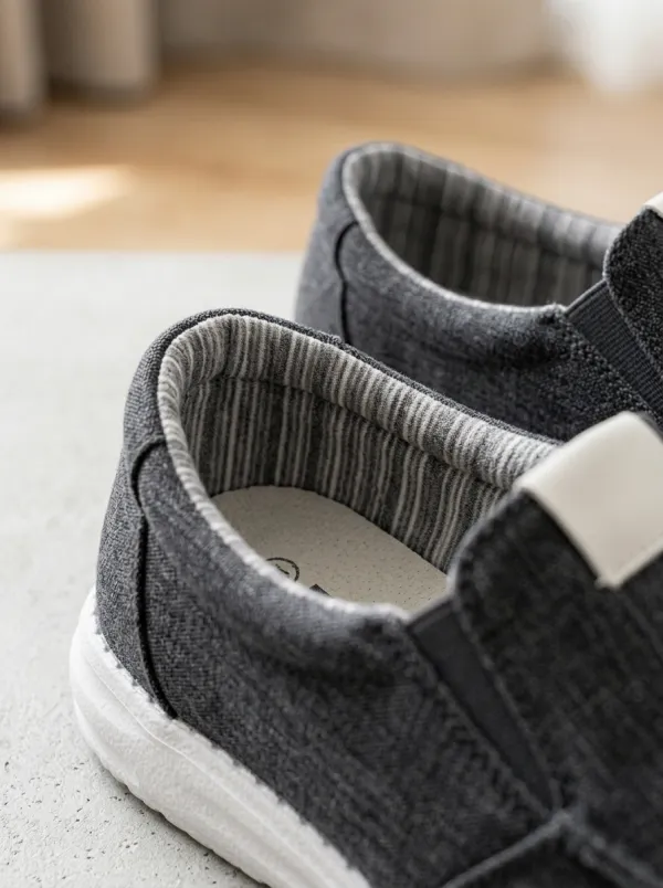 Practical Slip-On Minimalist Collection Men's Stretch Canvas Shoes