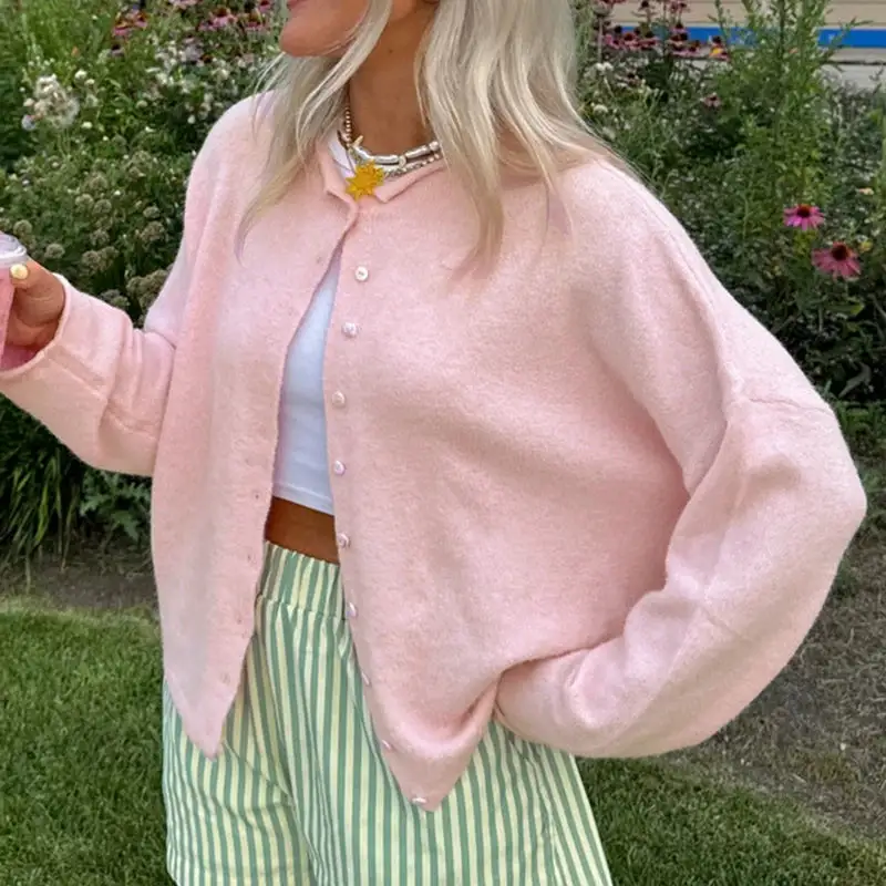 Button Knitted Cardigan