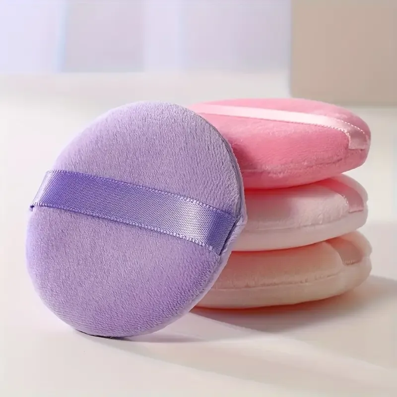 Multicolor  3pcs of Round Makeup Sponges