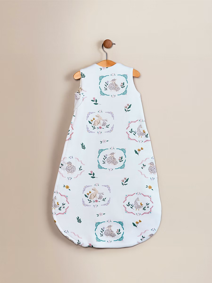 White Farm Life Jersey Cotton Sleeping Bag - 2.5 Tog detail 1