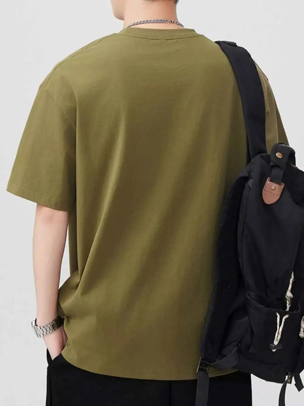 Casual Letter Round Neck Short Sleeve T-Shirt