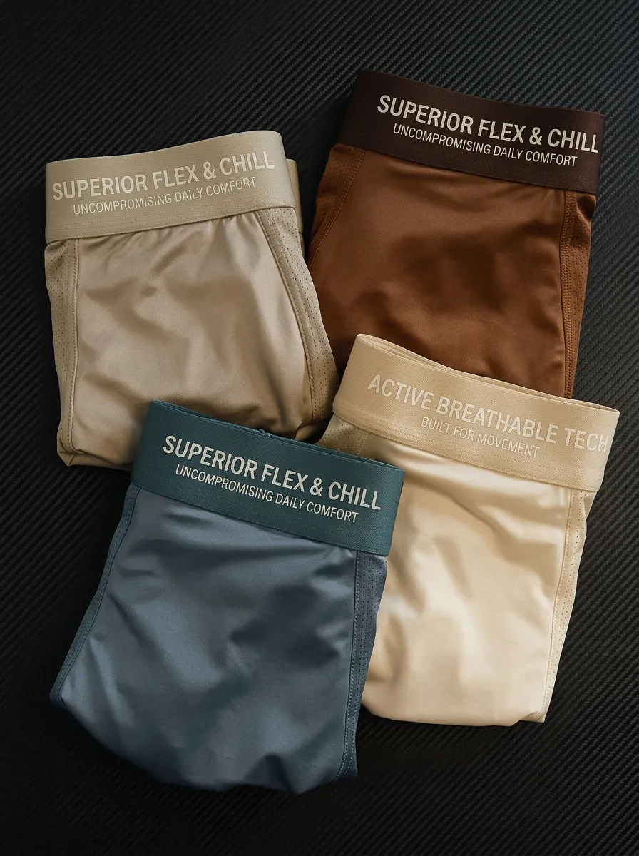 Casual Practical Four Pack Briefs