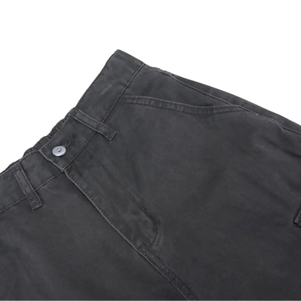 Washed Distressed Relaxed Fit Men's Casual Pants
