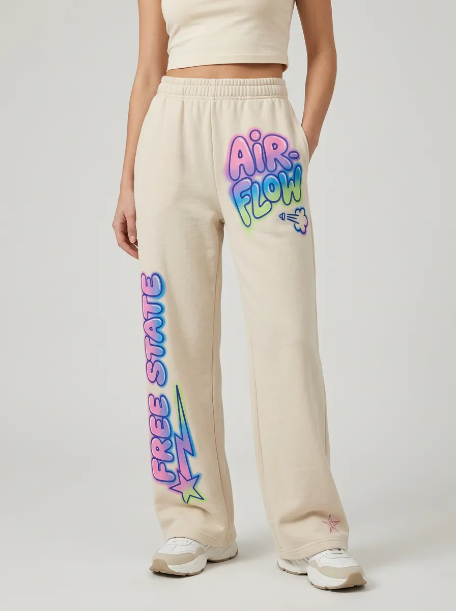 Unisex Urban Streetwear Graffiti Sweatpants