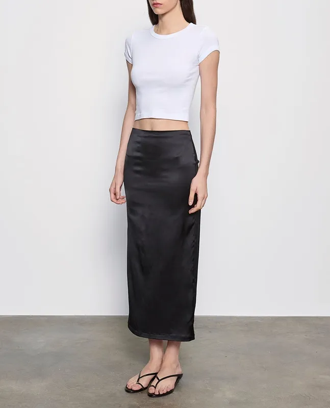Baby Cropped Tee White