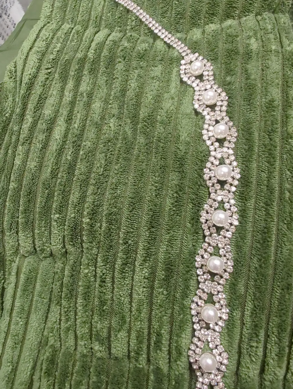 Rhinestone and Pearl Belt
