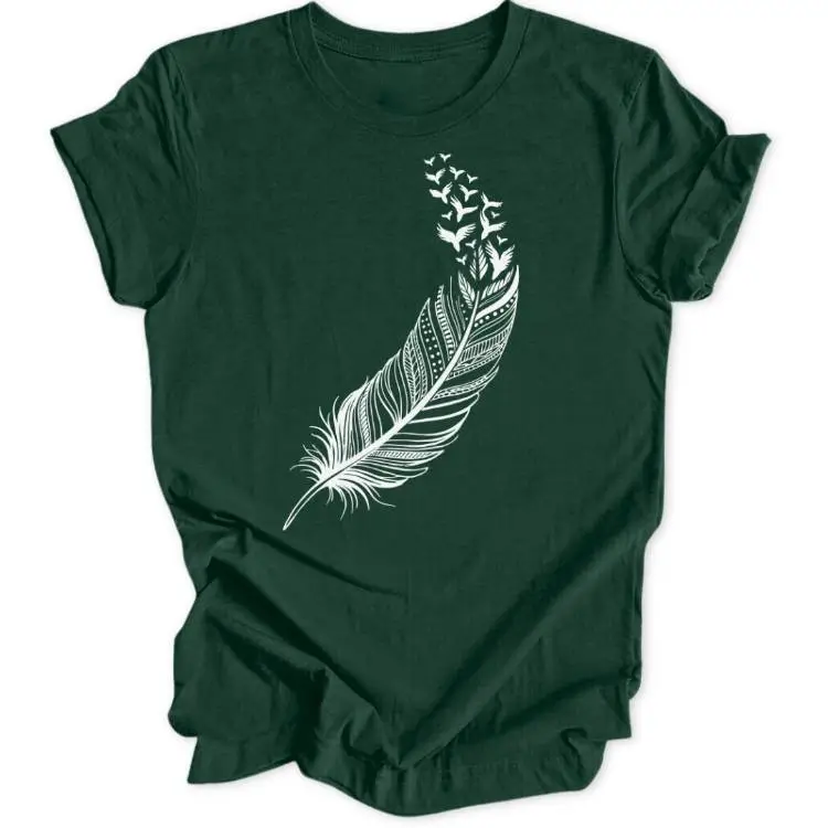 Bird Feather Unisex T-Shirt