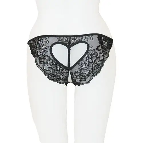 Open-Design Cut-Out Lace Panty