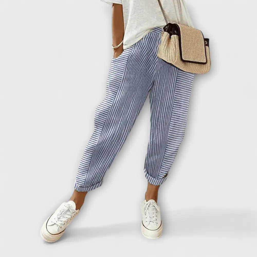 Striped Lightweight Trousers