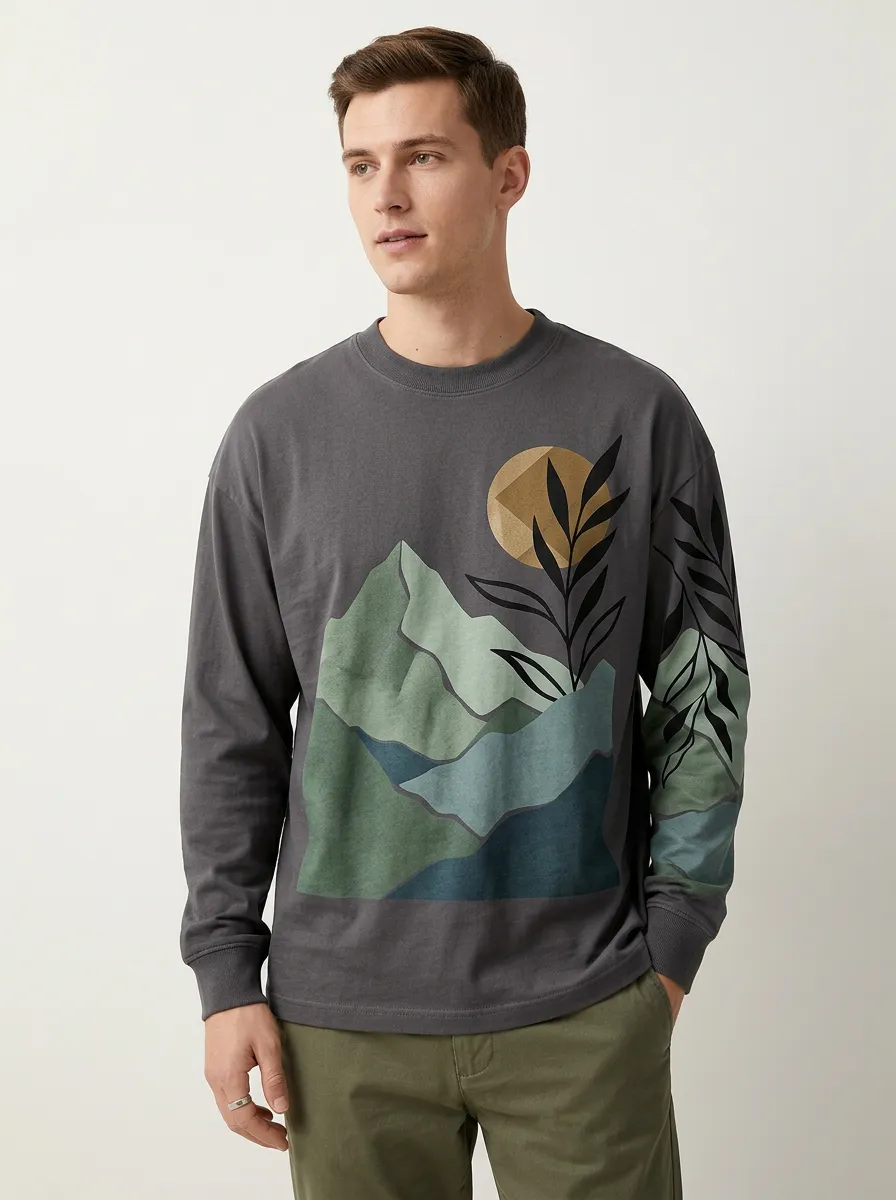 Men's Long Sleeve Balanced Look Daily Layering Shirt