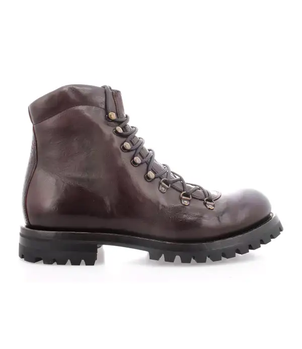 Lace-Up Rubber-Sole Combat Boots
