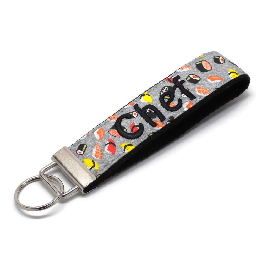Sushi Or Phrase Modern Keychain