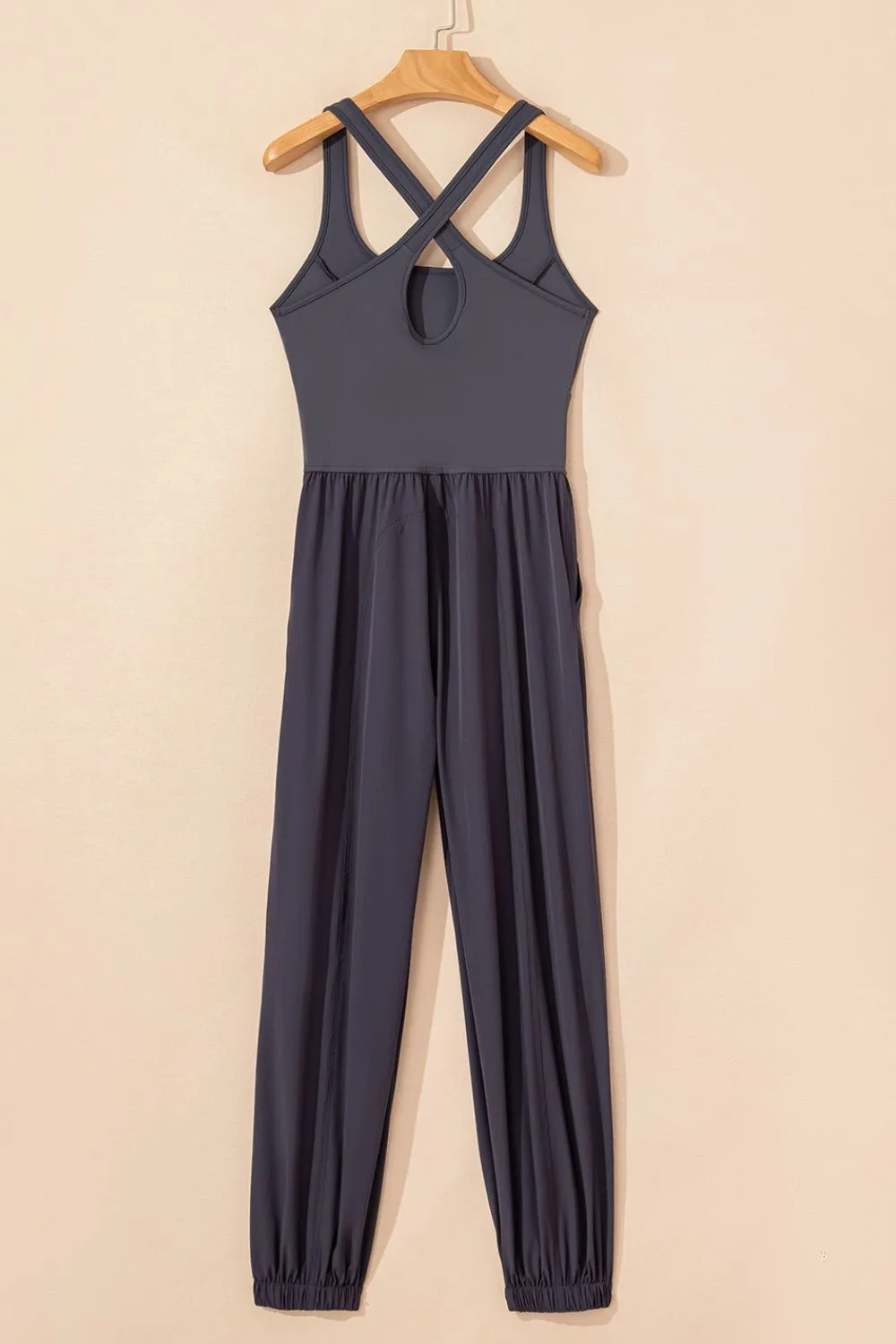 Panel Detail Square Neck Wide Strap Accessory