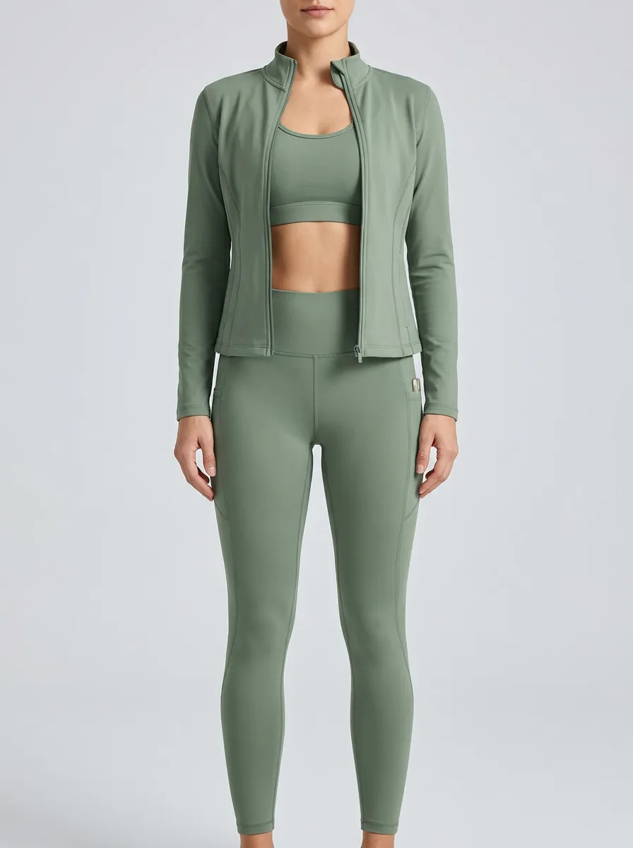 Streetwear Collection Women's Three Piece Activewear Set