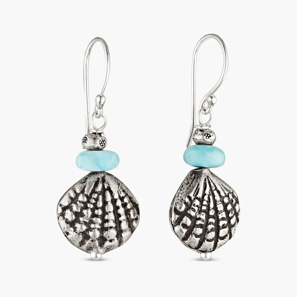 Shell Sterling Silver Earrings