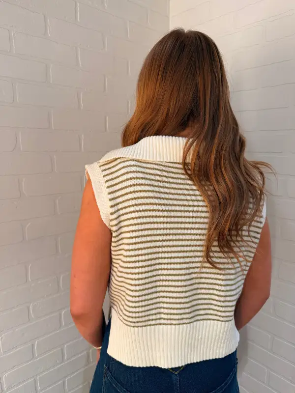 Soft Striped Knit Top