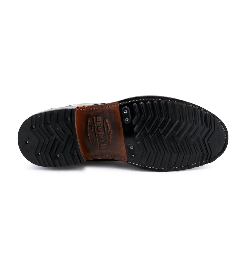 Back-Zip Streamlined Combat Boots