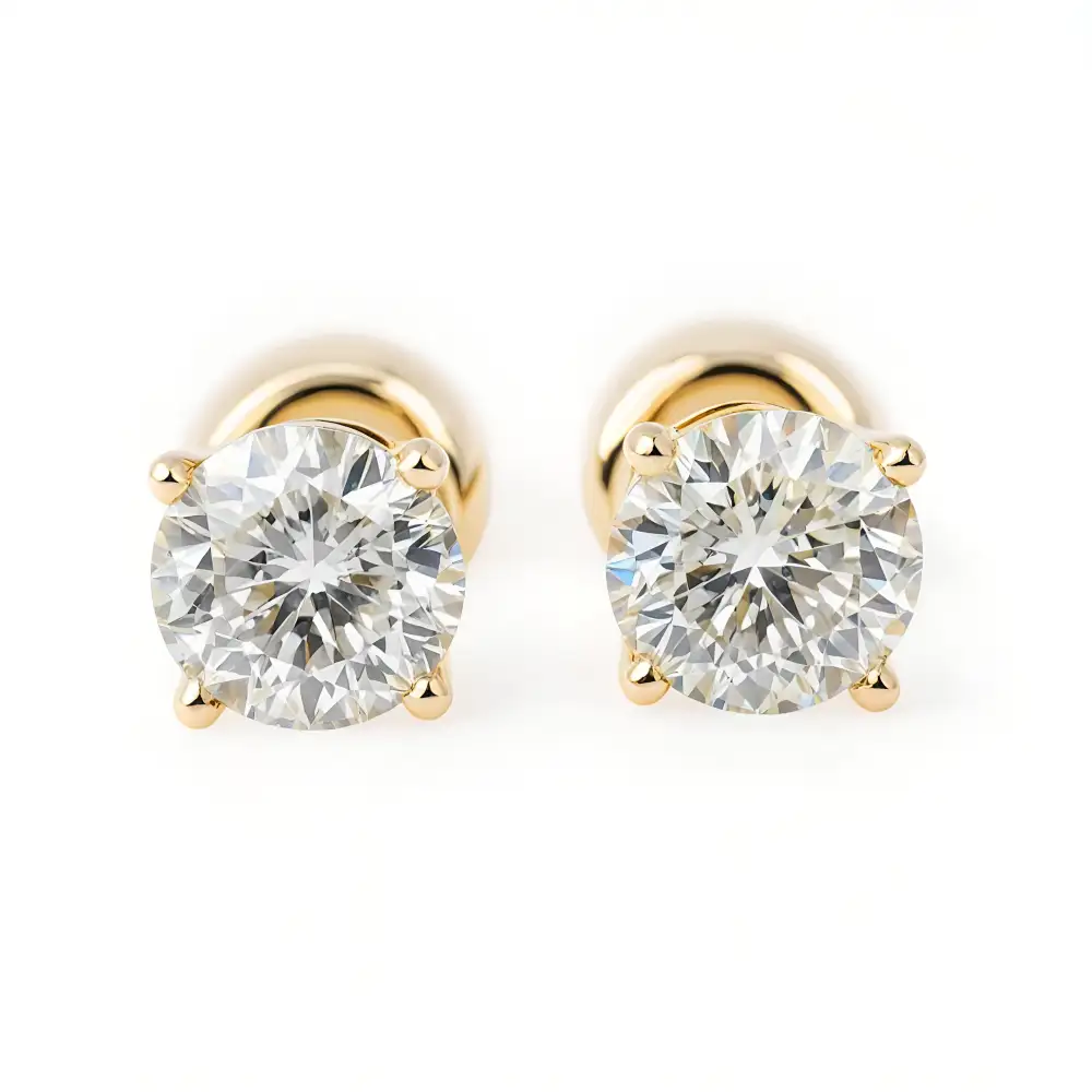 Lab Diamond Martini Stud Earrings