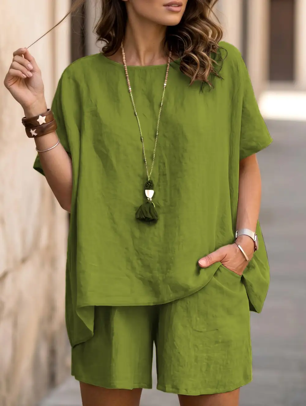 Short Sleeve Top Set