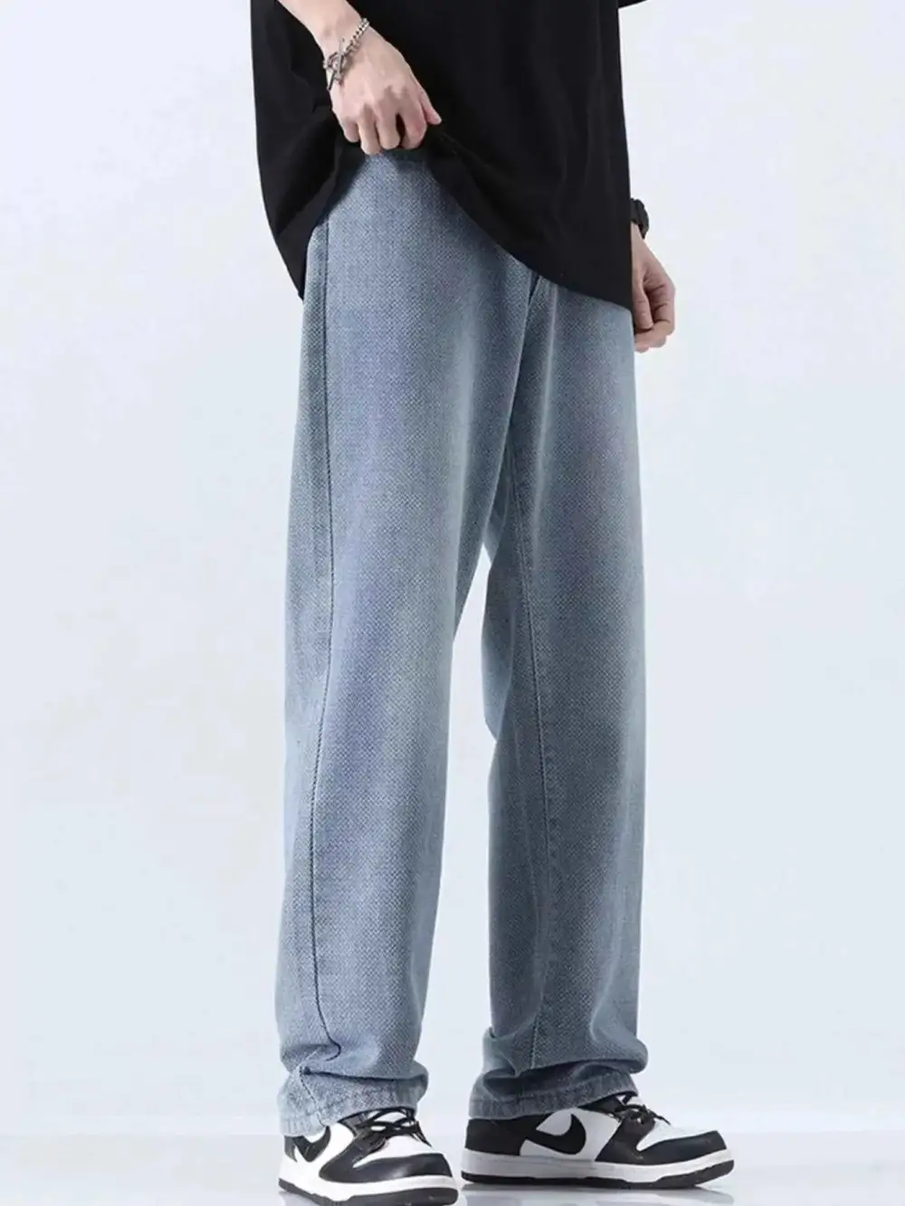 Relaxed Fit Straight Leg Jeans
