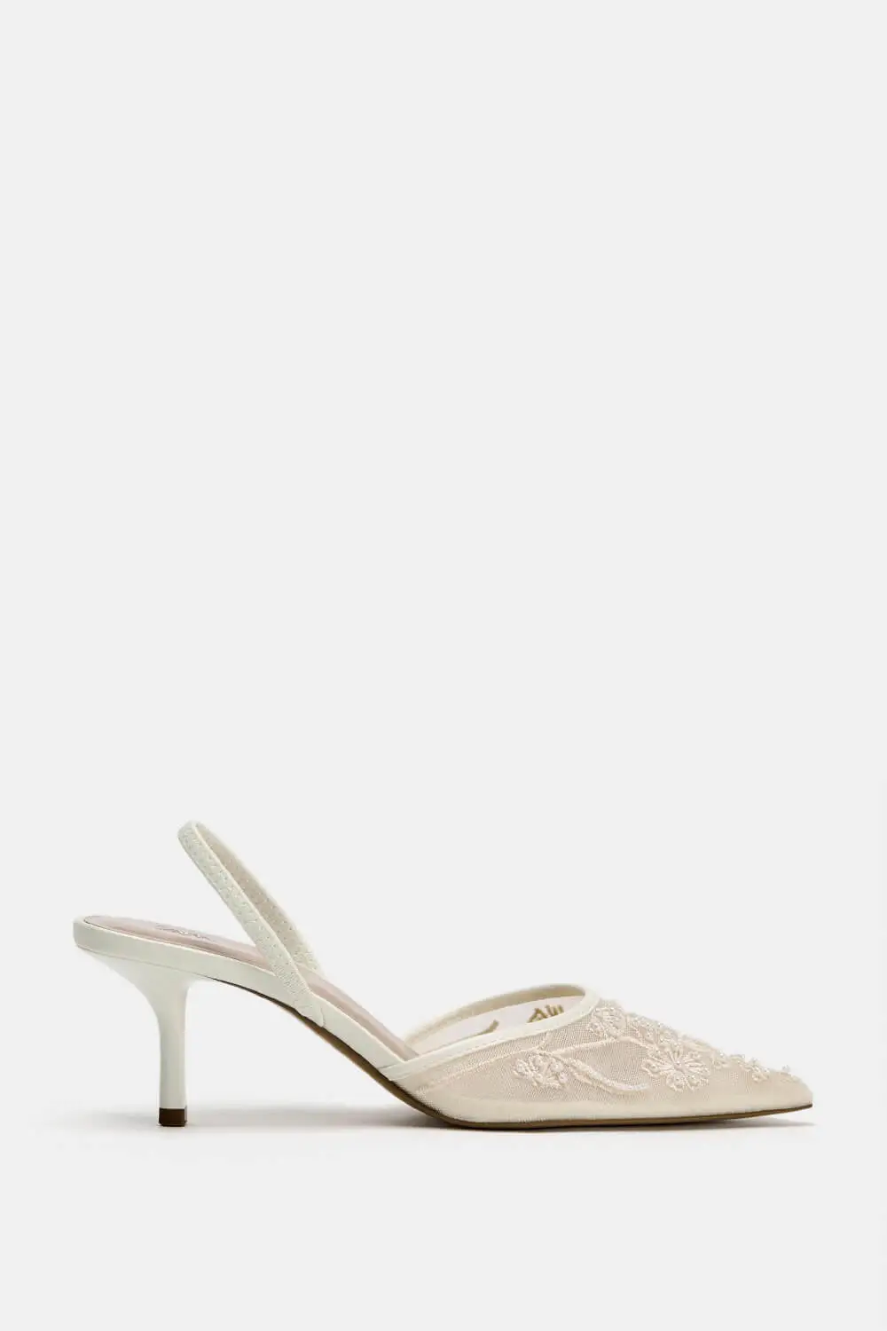 Bridal Beaded Embroidered Mesh Pointed