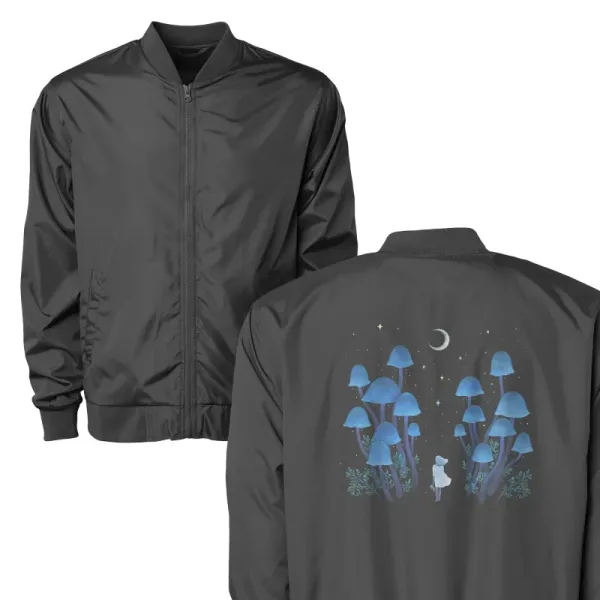 Fantasy Blue Mushroom Jacket