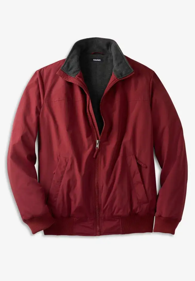 Fleece-Lined Bomber Jacket