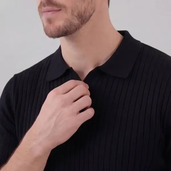 Clean Knit Polo Shirt