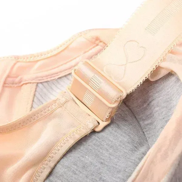 Embroidery Wireless Full Busted Anti Sagging Cami Bras