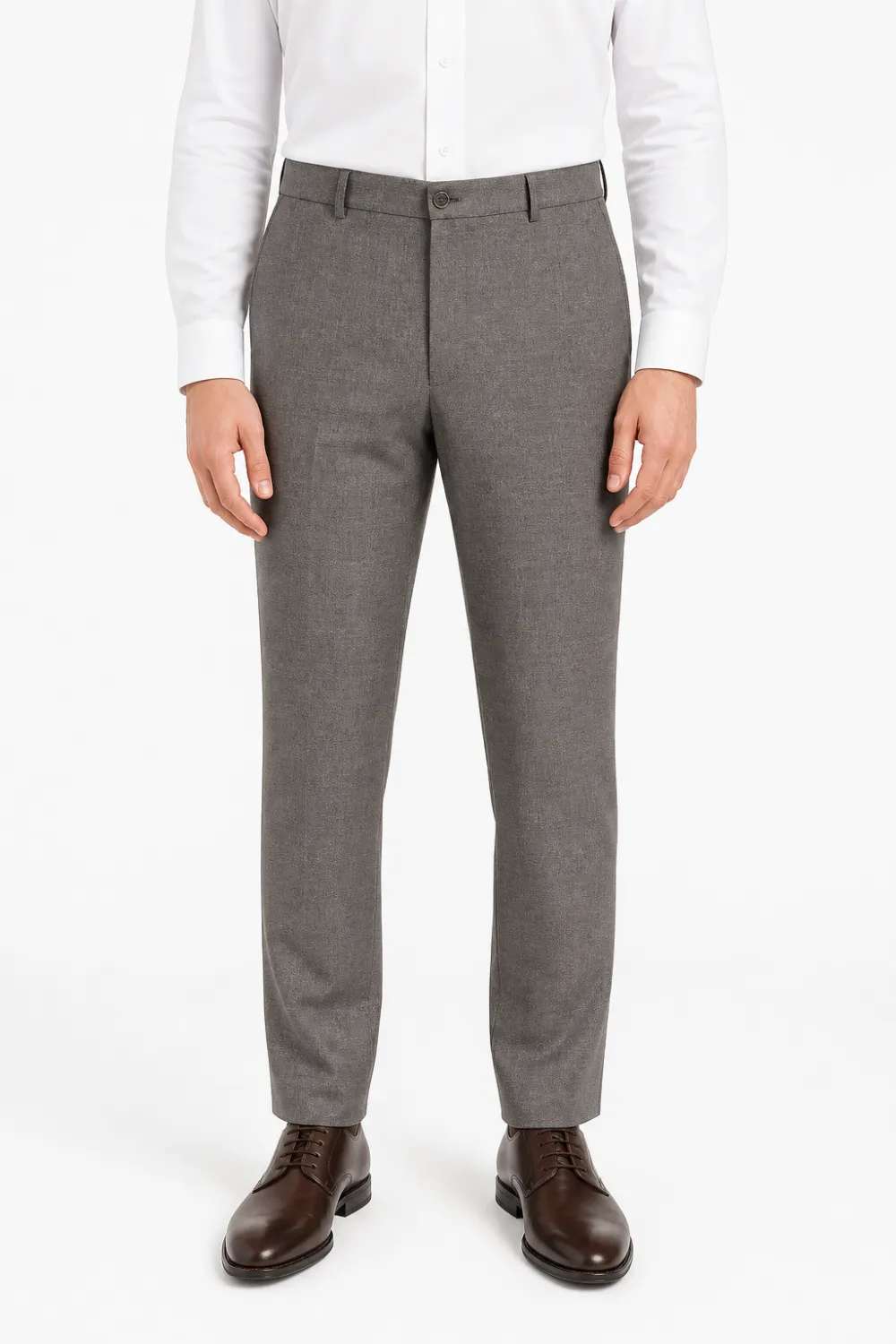Classic Flat Front Regular Rise Trousers