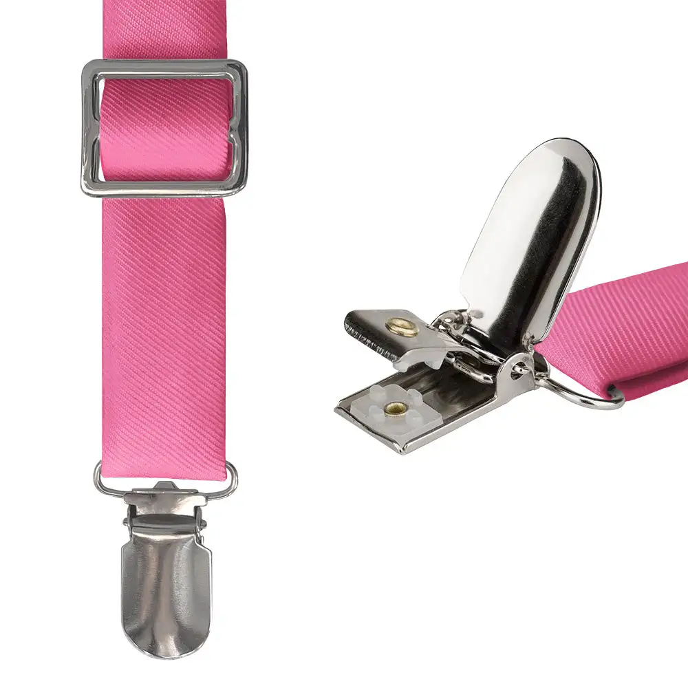 Bold Contemporary Solid Tone Suspenders