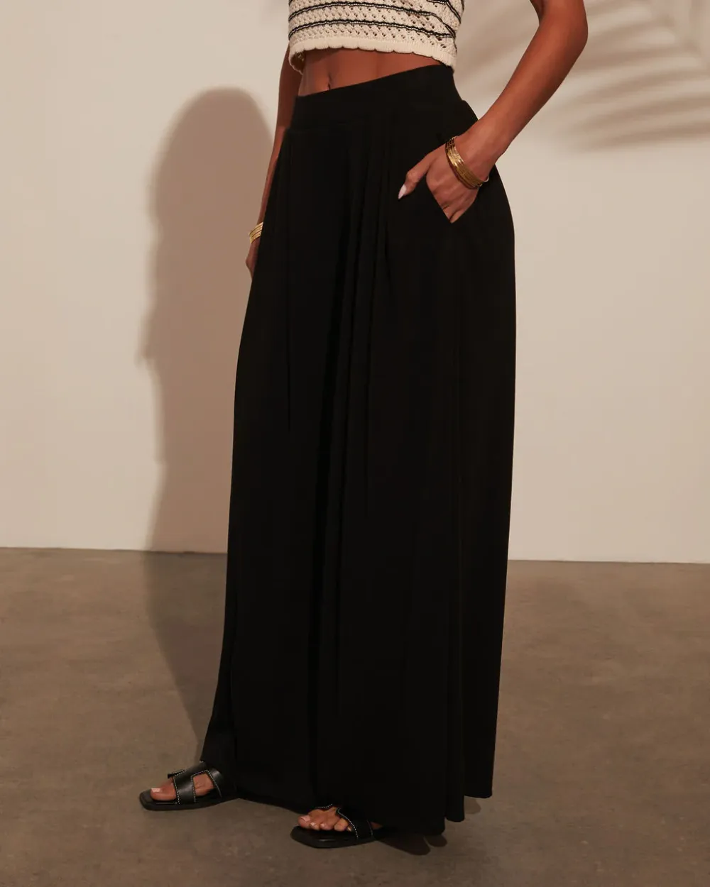 High Waisted Wide Leg Pants
