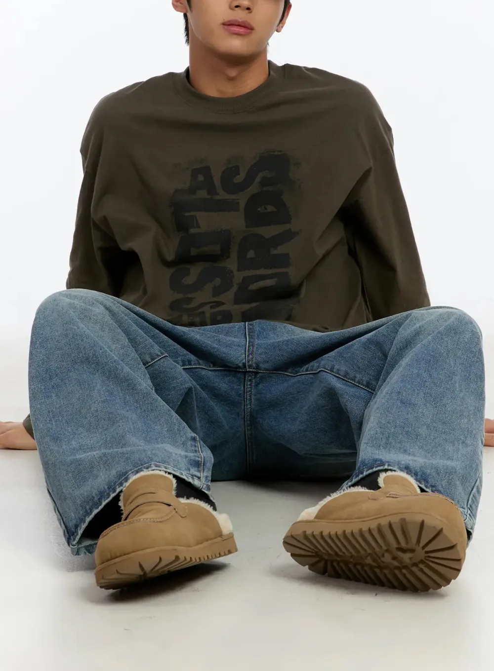 Men's Graphic Print Long Sleeve Tee