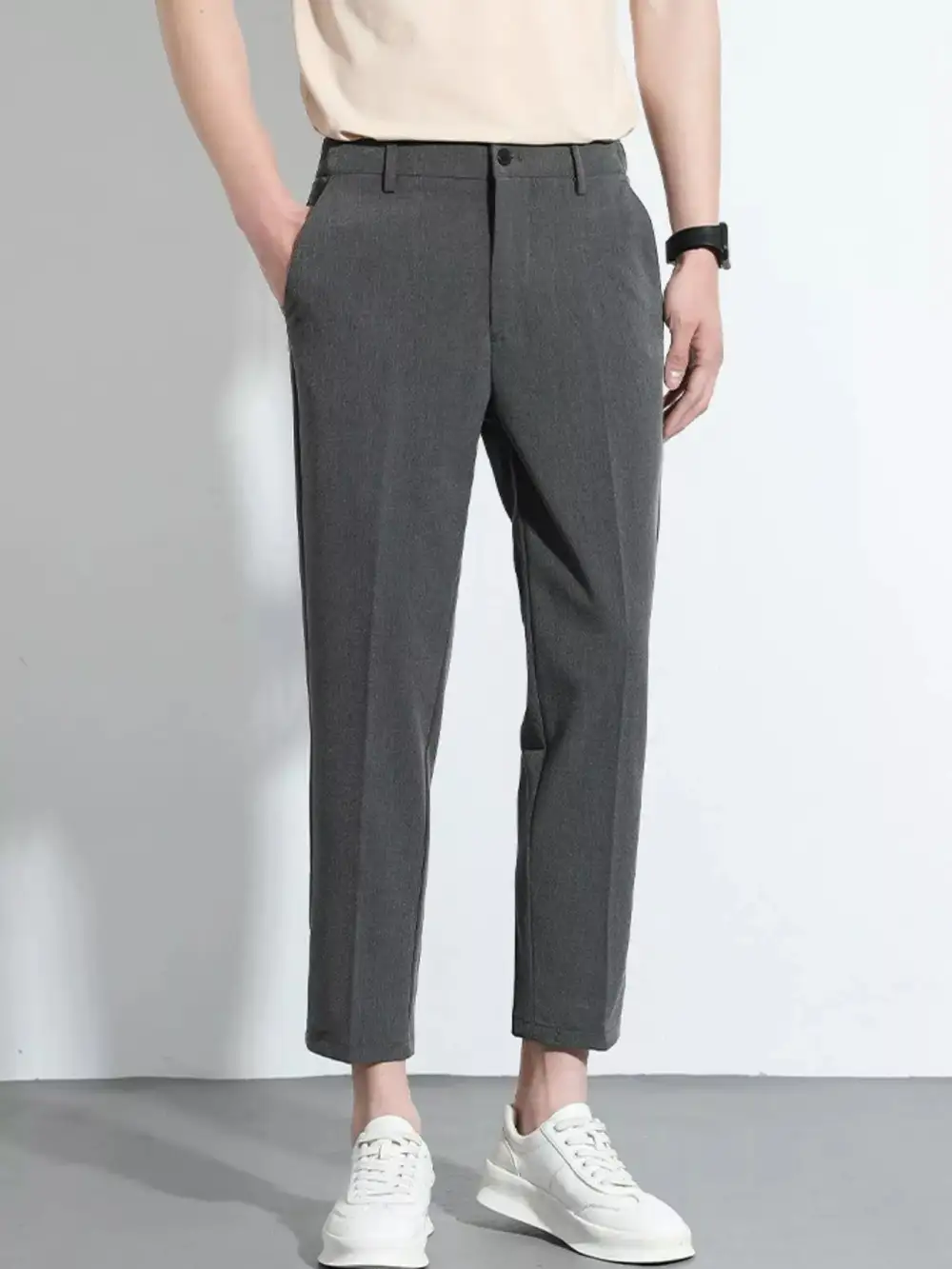 Slim Fit Cropped Pants