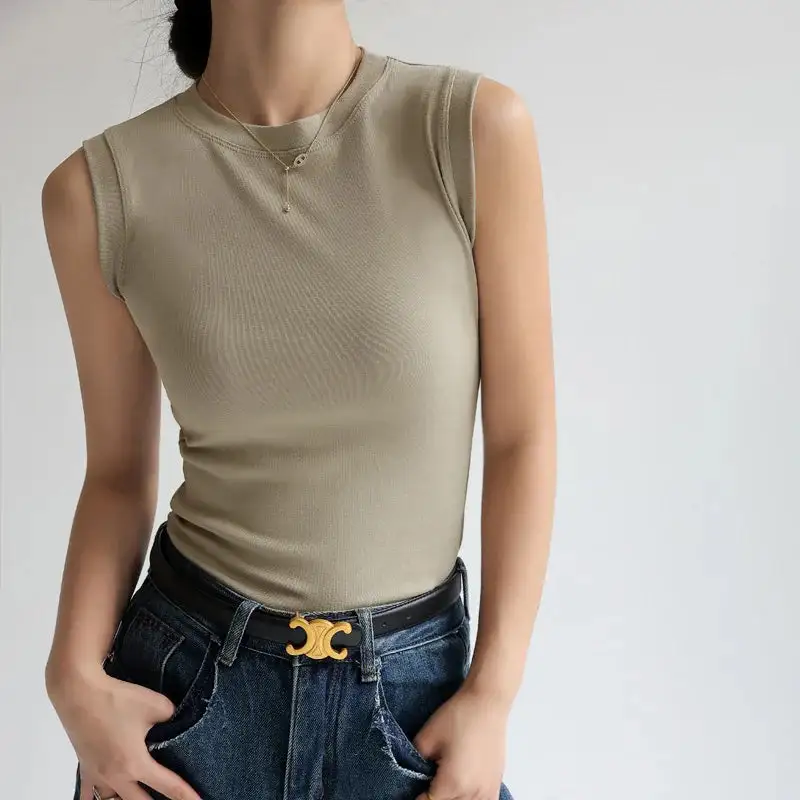 Cropped Sleeveless Tank Top