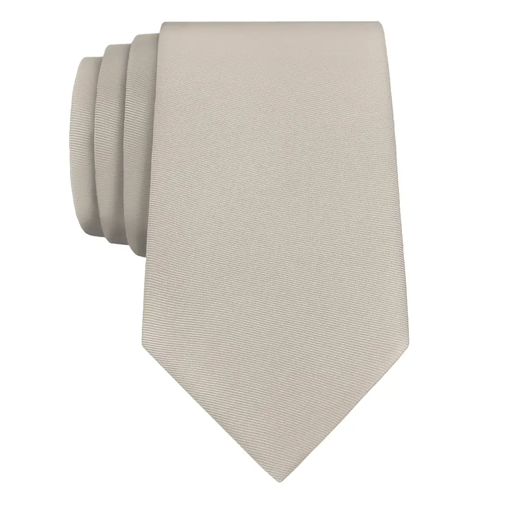 Artful Solid Composition Necktie